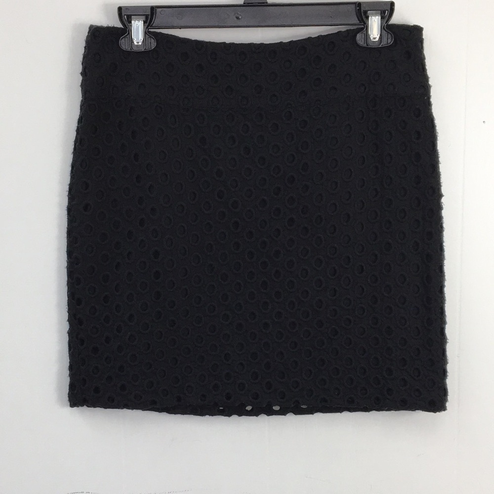 Clavin Klein Women's A-Line Cotton Embroidered Skirt Size 2 GREAT Condition